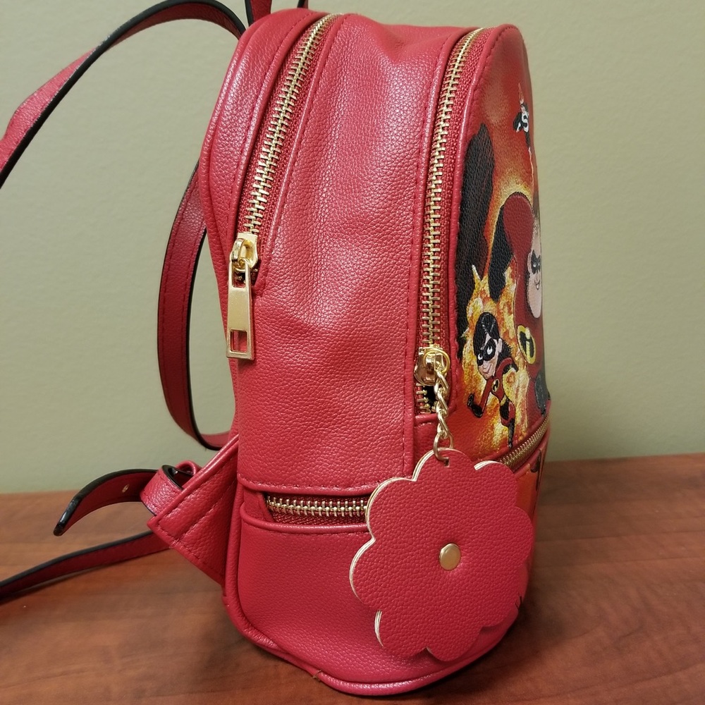 HAND PAINTED 100% Original Red Backpack! - Picture 10 of 12